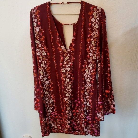 Kimchi Blue Floral Dress Size Small - Picture 1 of 5